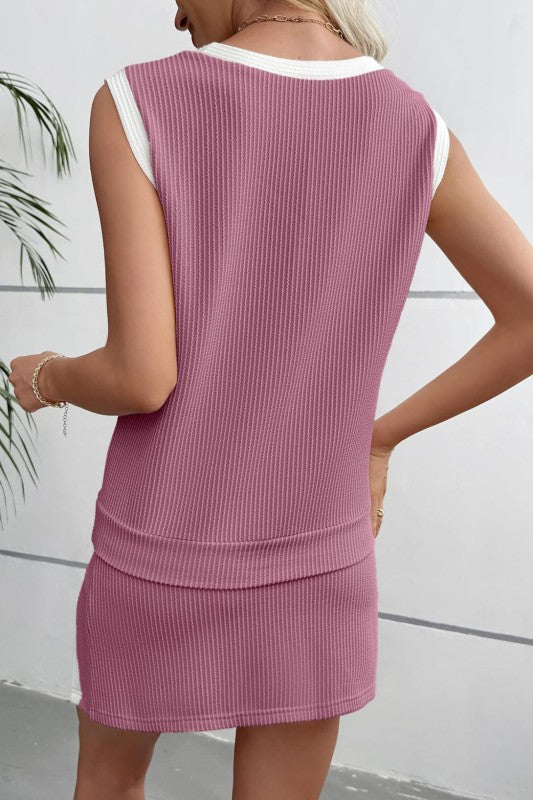 Meet At The Courts Ribbed Skort Set-[option4]-[option5]-Cute-Trendy-Shop-Womens-Boutique-Clothing-Store