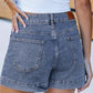 Weekend Wanderer Denim Shorts-Cute-Trendy-Shop-Womens-Boutique-Clothing-Store