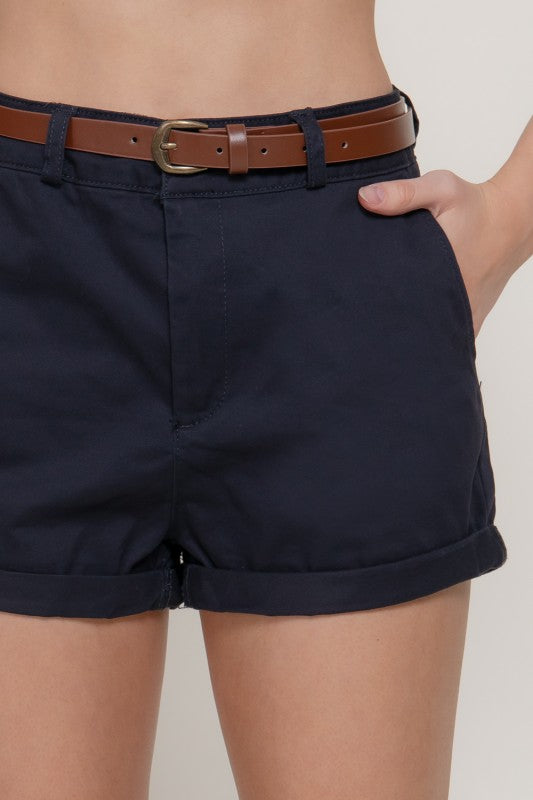 Made For Summer Twill Shorts-Navy-SMALL-[option4]-[option5]-Cute-Trendy-Shop-Womens-Boutique-Clothing-Store