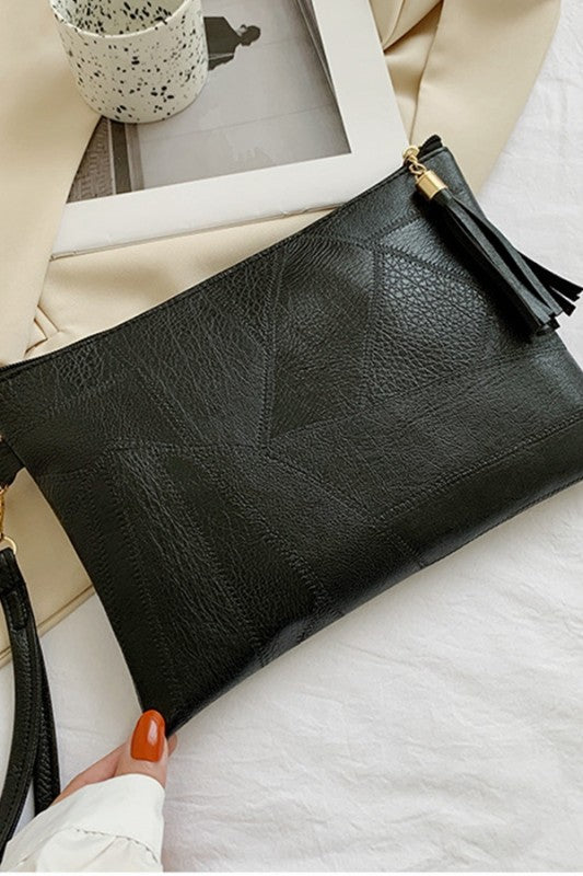 Looking Sharp Patch Look Clutch-Cute-Trendy-Shop-Womens-Boutique-Clothing-Store