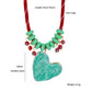 Double the Charm Beaded Heart Necklace Set-Cute-Trendy-Shop-Womens-Boutique-Clothing-Store
