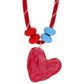 Double the Charm Beaded Heart Necklace Set-Cute-Trendy-Shop-Womens-Boutique-Clothing-Store