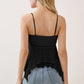 My Favorite Song Black Lace Cami Top-[option4]-[option5]-Cute-Trendy-Shop-Womens-Boutique-Clothing-Store