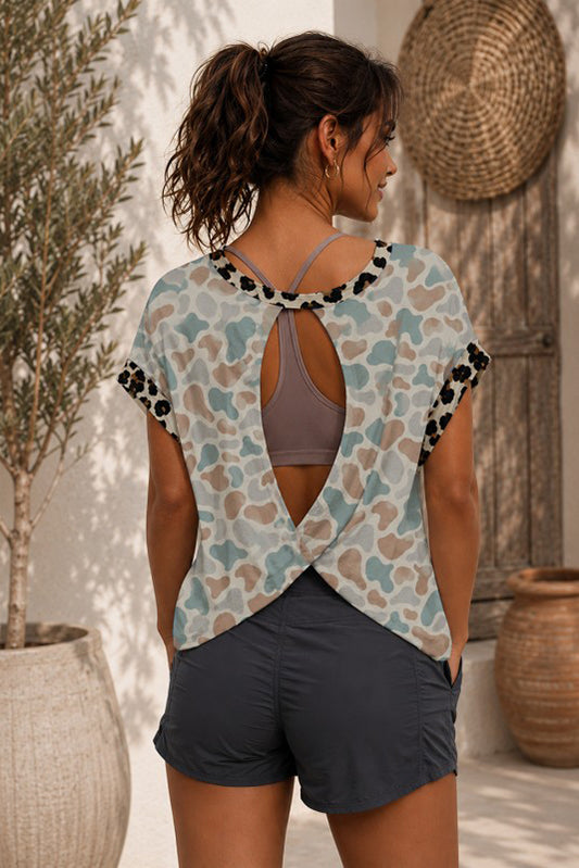 First One Up Camo Open Back Top-Cute-Trendy-Shop-Womens-Boutique-Clothing-Store