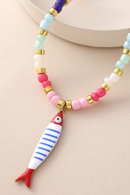 Catch of the Day Beaded Fish Choker-2-Cute-Trendy-Shop-Womens-Boutique-Clothing-Store