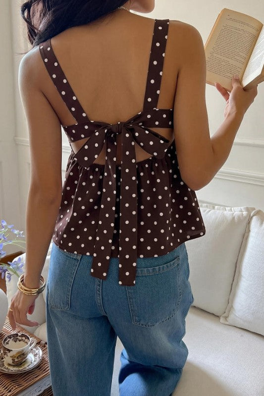 Pretty in Spots Polka Dot Tank-Cute-Trendy-Shop-Womens-Boutique-Clothing-Store
