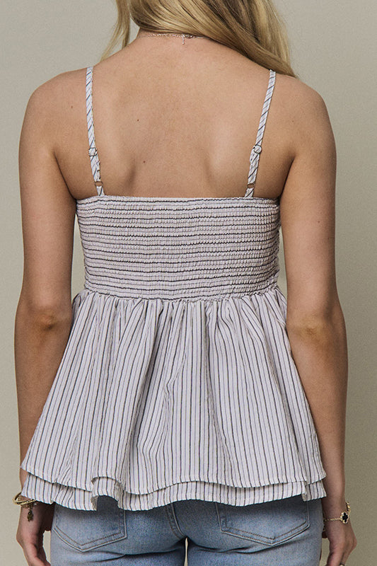 Sunkissed Striped Peplum Top-Cute-Trendy-Shop-Womens-Boutique-Clothing-Store