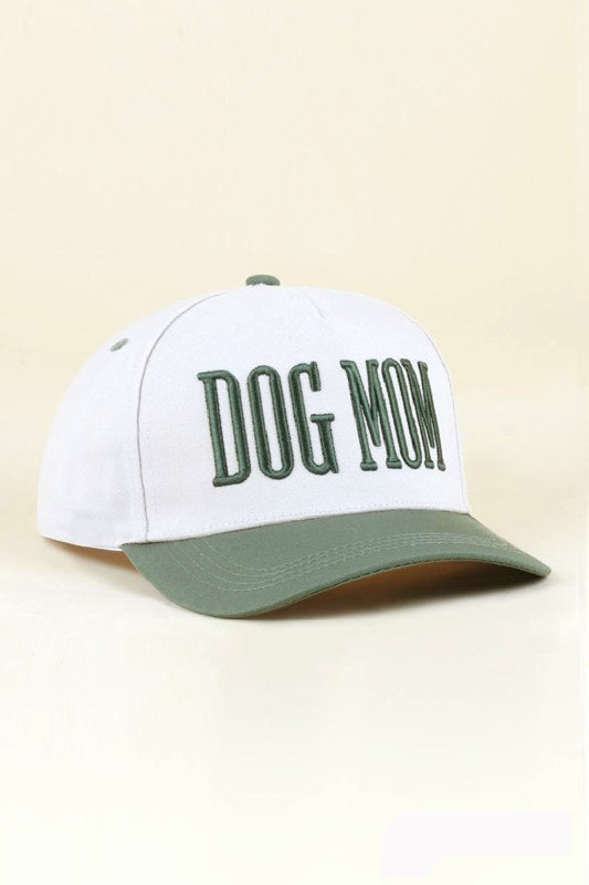 Dog Mom Two Tone Baseball Cap