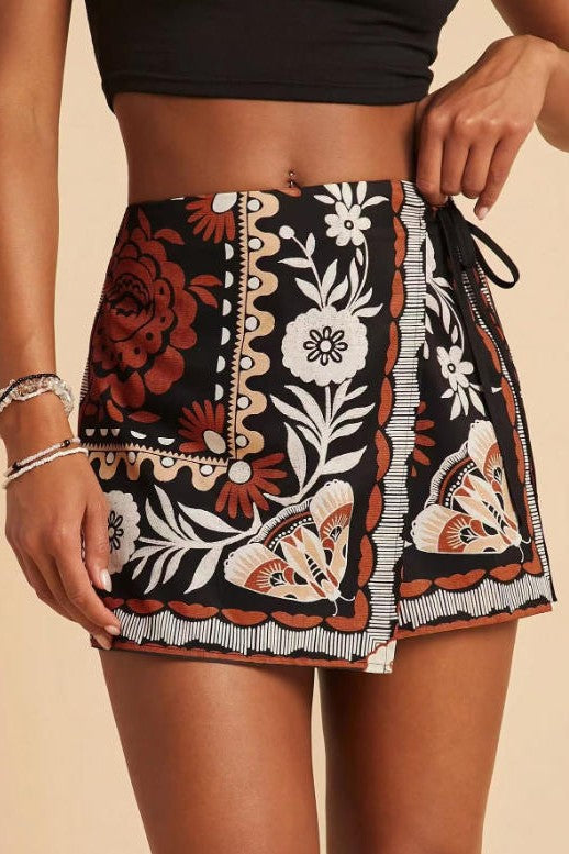 Free Spirit Butterfly Wrap Skort-Cute-Trendy-Shop-Womens-Boutique-Clothing-Store