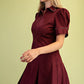 Wild & Refined Faux Suede Pleated Dress-Cute-Trendy-Shop-Womens-Boutique-Clothing-Store
