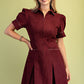 Wild & Refined Faux Suede Pleated Dress-Cute-Trendy-Shop-Womens-Boutique-Clothing-Store