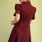 Wild & Refined Faux Suede Pleated Dress-Cute-Trendy-Shop-Womens-Boutique-Clothing-Store