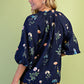 The Meadow Scalloped V-Neck Blouse-Cute-Trendy-Shop-Womens-Boutique-Clothing-Store