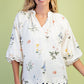 The Meadow Scalloped V-Neck Blouse-Cute-Trendy-Shop-Womens-Boutique-Clothing-Store