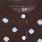 Mocha & Sky Polka Dot Knit Cardigan-Cute-Trendy-Shop-Womens-Boutique-Clothing-Store