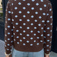 Mocha & Sky Polka Dot Knit Cardigan-Cute-Trendy-Shop-Womens-Boutique-Clothing-Store