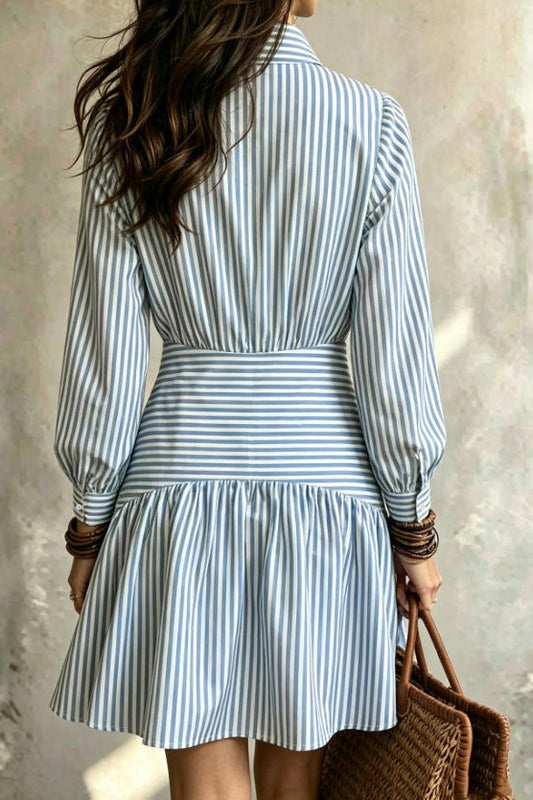 Coastal Charm Tiered Denim Dress-Cute-Trendy-Shop-Womens-Boutique-Clothing-Store