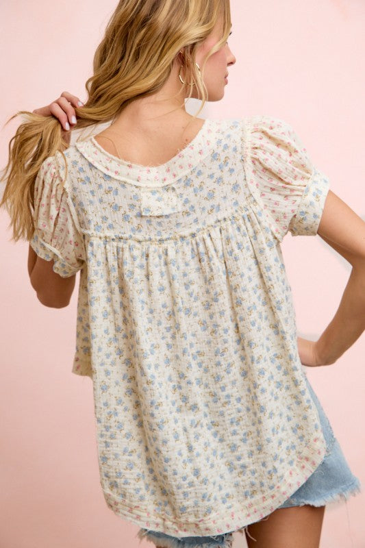 Lazy Day Floral Top-Cute-Trendy-Shop-Womens-Boutique-Clothing-Store