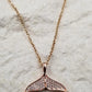 Sparkling Coastal Mermaid Tail Necklace-Rose gold-Cute-Trendy-Shop-Womens-Boutique-Clothing-Store