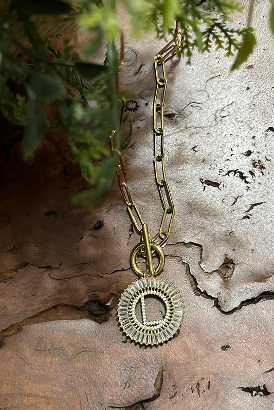 Paperclip Chain Radiant Gold Initial Necklace A - W-[option4]-[option5]-Cute-Trendy-Shop-Womens-Boutique-Clothing-Store