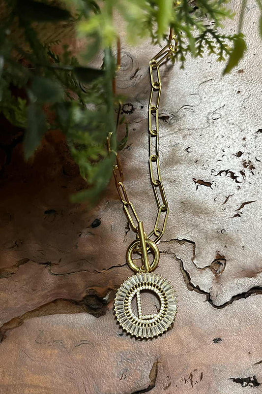 Paperclip Chain Radiant Gold Initial Necklace A - W-[option4]-[option5]-Cute-Trendy-Shop-Womens-Boutique-Clothing-Store
