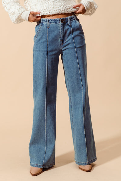 Indigo Rebel Straight leg denim jeans-[option4]-[option5]-Cute-Trendy-Shop-Womens-Boutique-Clothing-Store