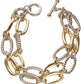 Chain Of Love Two Tone Bracelet-[option4]-[option5]-Cute-Trendy-Shop-Womens-Boutique-Clothing-Store