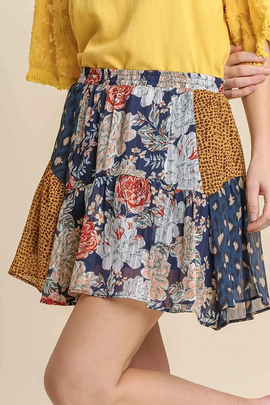 Dancing in the Country Patchwork Skirt-Cute-Trendy-Shop-Womens-Boutique-Clothing-Store