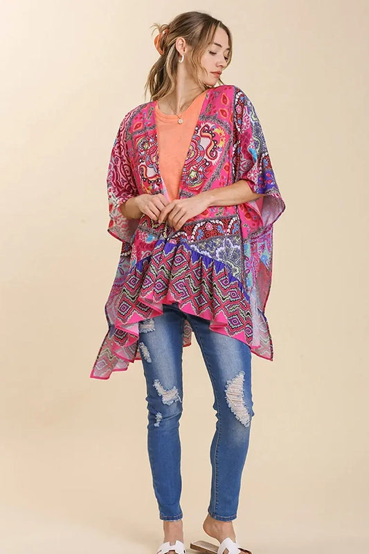 Breezy & Easy Day Pink Kimono-[option4]-[option5]-Cute-Trendy-Shop-Womens-Boutique-Clothing-Store