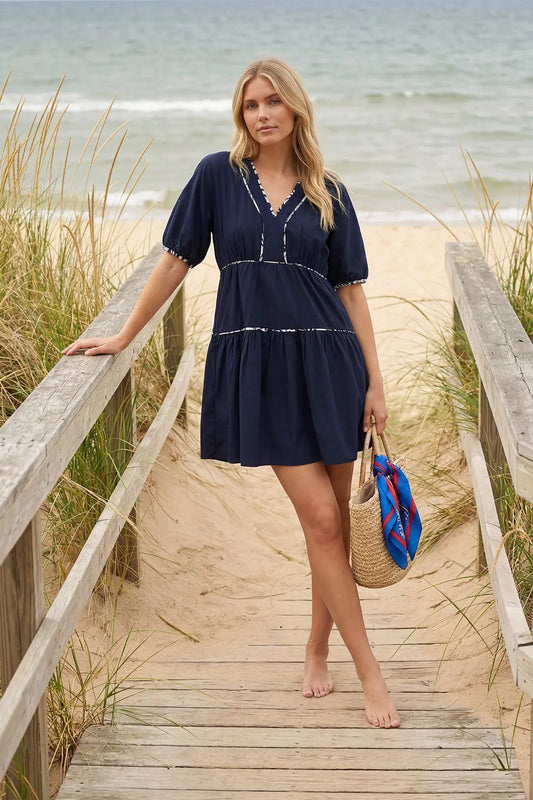 Outdoor Party Tiered Dress-Cute-Trendy-Shop-Womens-Boutique-Clothing-Store