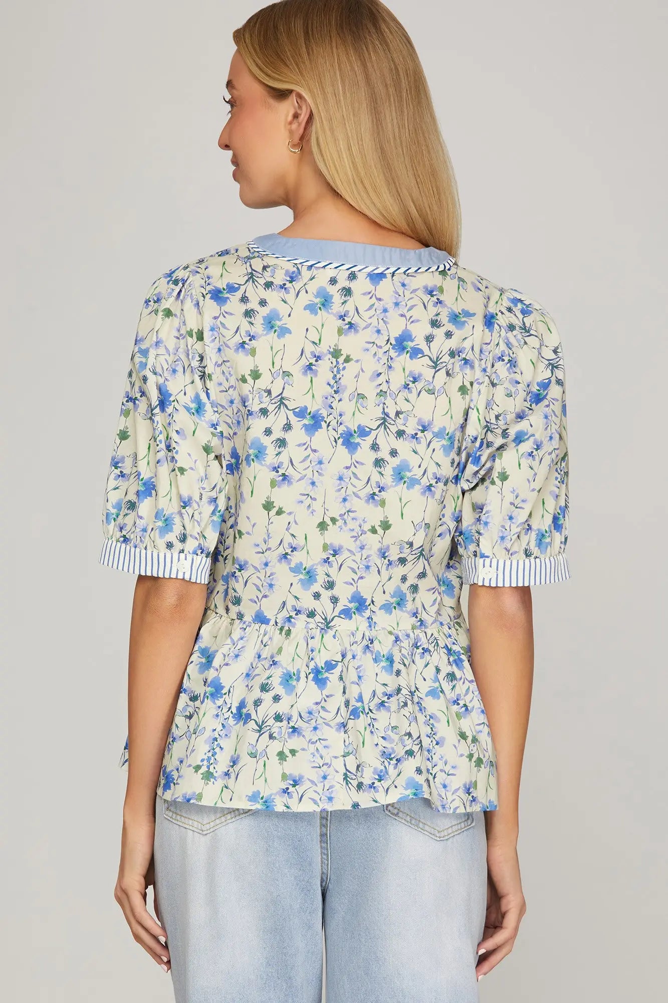 You Make Me Happy Floral Print Top-Cute-Trendy-Shop-Womens-Boutique-Clothing-Store