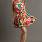 Girl's Night Dinner Print Dress-[option4]-[option5]-Cute-Trendy-Shop-Womens-Boutique-Clothing-Store