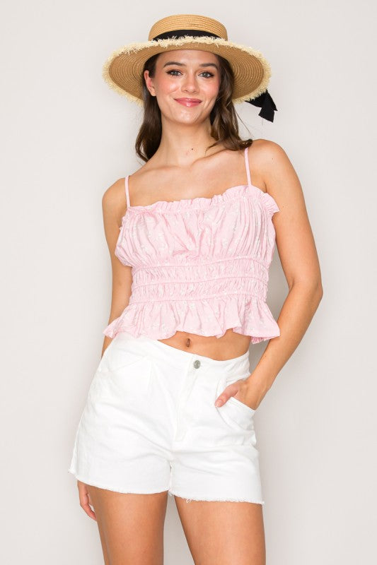 Picnic Perfect Peplum Top-Cute-Trendy-Shop-Womens-Boutique-Clothing-Store