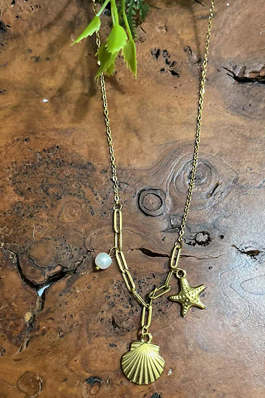 Off To The Beach Charm Necklace-[option4]-[option5]-Cute-Trendy-Shop-Womens-Boutique-Clothing-Store