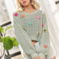 Never Too Late Sage Crochet Sweater-[option4]-[option5]-Cute-Trendy-Shop-Womens-Boutique-Clothing-Store