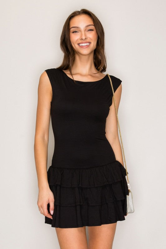 Silhouette Secret Mini Dress-Black-SMALL-[option4]-[option5]-Cute-Trendy-Shop-Womens-Boutique-Clothing-Store