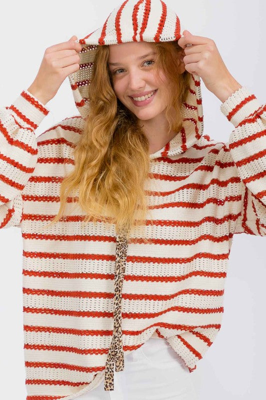 Time For Fun Rust Stripe Hoodie-[option4]-[option5]-Cute-Trendy-Shop-Womens-Boutique-Clothing-Store