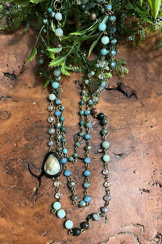 Got the Blues Beaded Necklace-[option4]-[option5]-Cute-Trendy-Shop-Womens-Boutique-Clothing-Store