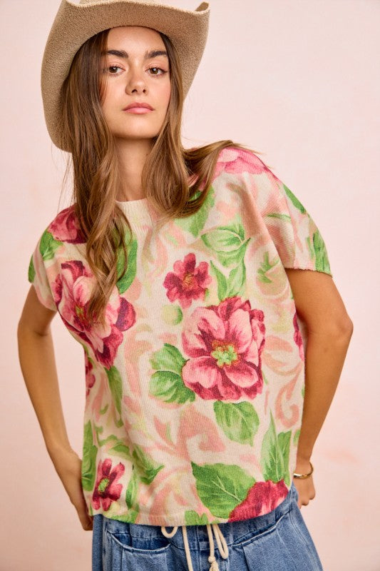 Something Going On Floral Print Top-Cute-Trendy-Shop-Womens-Boutique-Clothing-Store