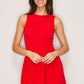 Sun Drenched Sleeveless Smocked Dress-Red-SMALL-[option4]-[option5]-Cute-Trendy-Shop-Womens-Boutique-Clothing-Store