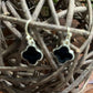 Anywhere I Go Black Dangle Clover Earrings-[option4]-[option5]-Cute-Trendy-Shop-Womens-Boutique-Clothing-Store
