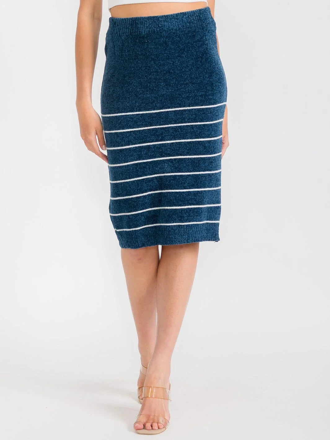 Uptown Groove Striped Skirt-Cute-Trendy-Shop-Womens-Boutique-Clothing-Store