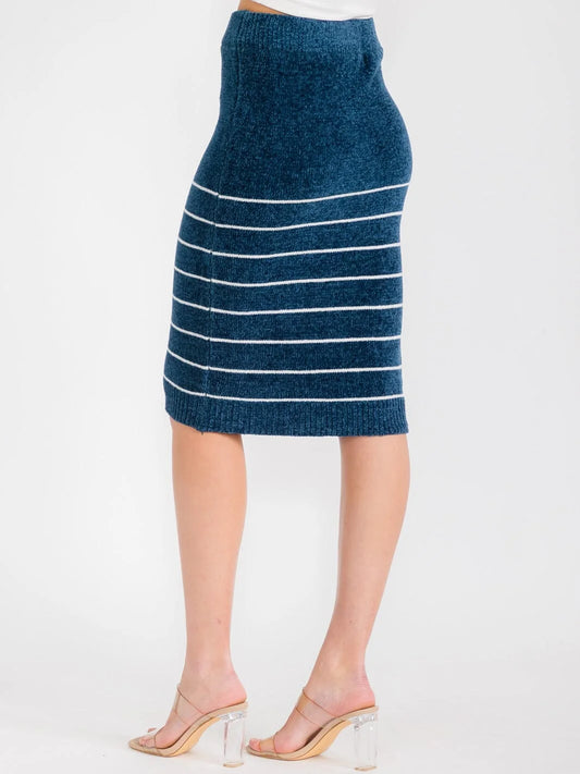 Uptown Groove Striped Skirt-Cute-Trendy-Shop-Womens-Boutique-Clothing-Store