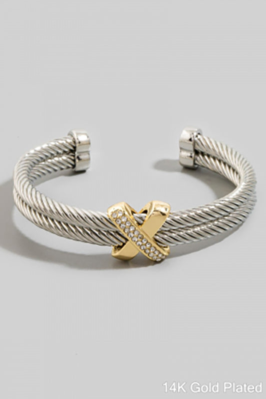 You Look Marvelous Pave Cuff Bracelet-Cute-Trendy-Shop-Womens-Boutique-Clothing-Store