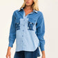 Retro Ranch Denim Button-Down-Cute-Trendy-Shop-Womens-Boutique-Clothing-Store