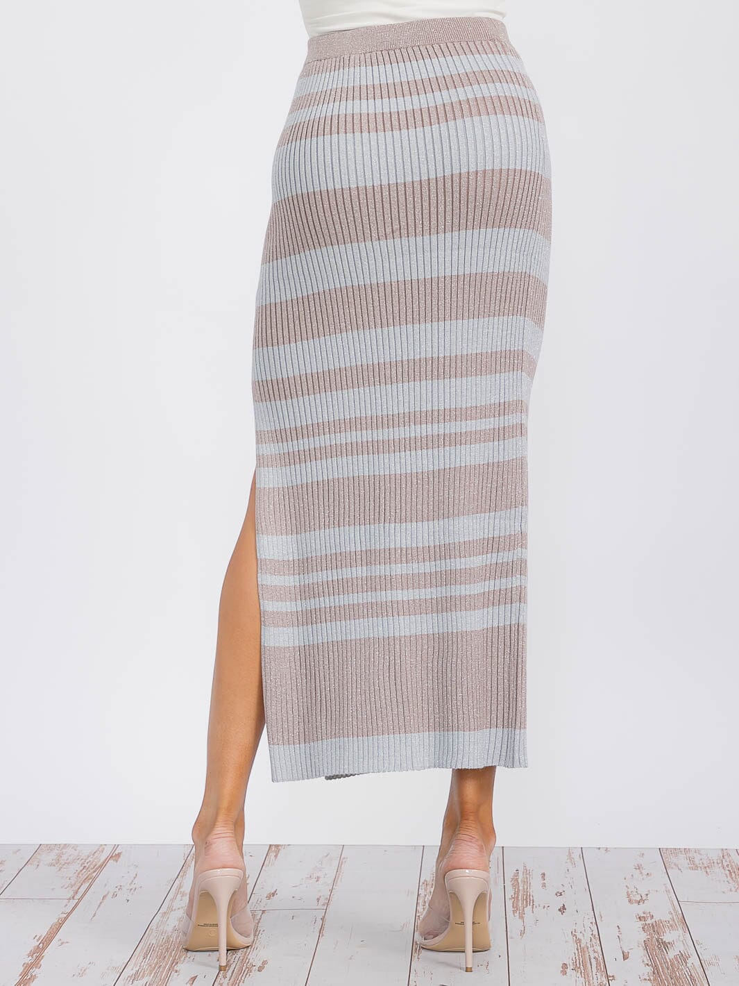 Glitter & Glow Colorblock Knit Skirt-Cute-Trendy-Shop-Womens-Boutique-Clothing-Store