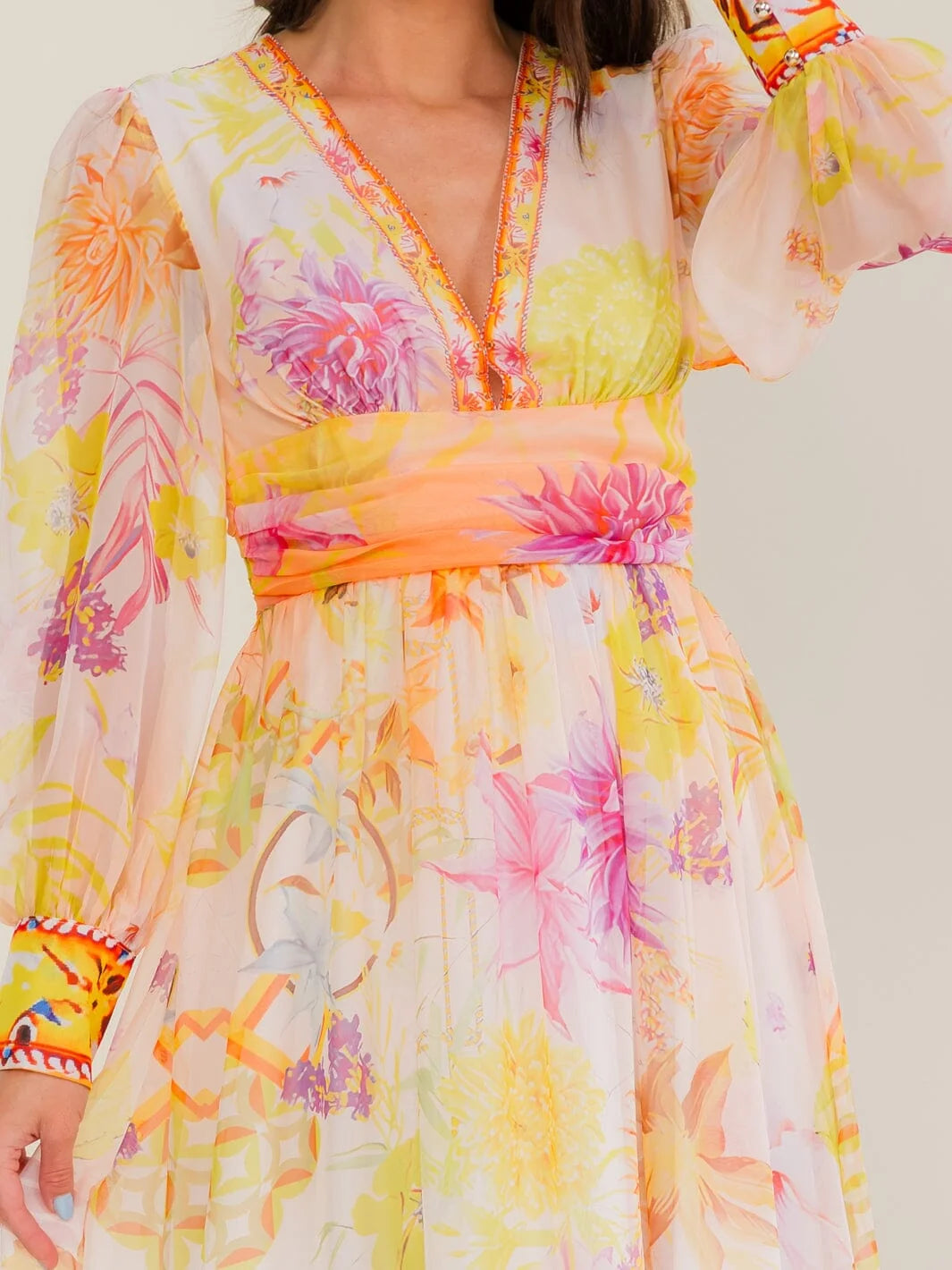 Tuscan Sun Floral Dress-Cute-Trendy-Shop-Womens-Boutique-Clothing-Store