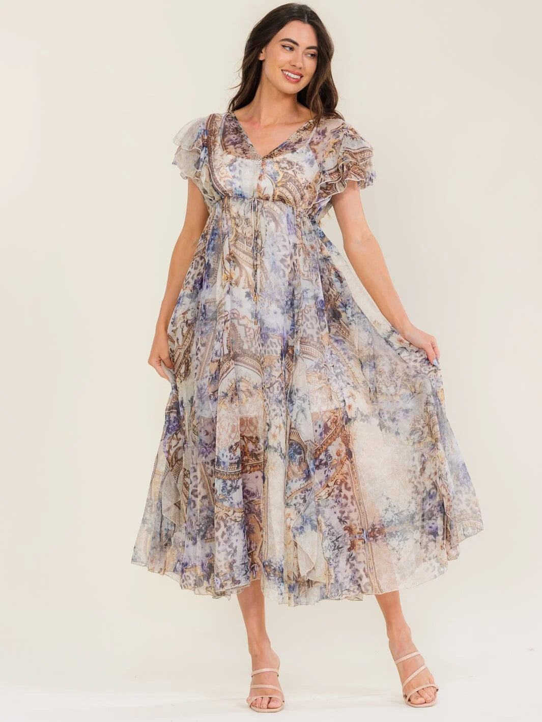 Whimsical Garden V-Neck Maxi-Cute-Trendy-Shop-Womens-Boutique-Clothing-Store