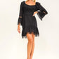 Downtown Drama Fringe Mini Dress-Cute-Trendy-Shop-Womens-Boutique-Clothing-Store