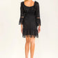 Downtown Drama Fringe Mini Dress-Cute-Trendy-Shop-Womens-Boutique-Clothing-Store